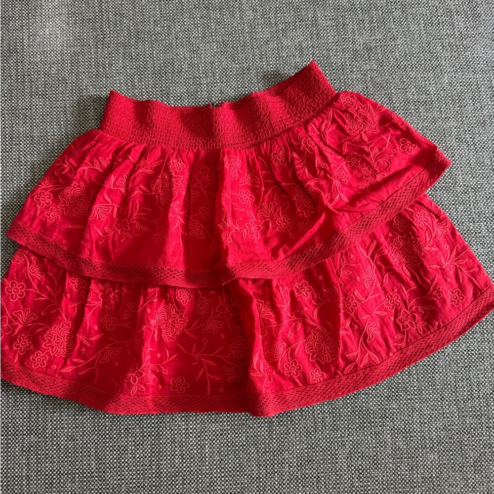 Alice and Olivia Red Skirt